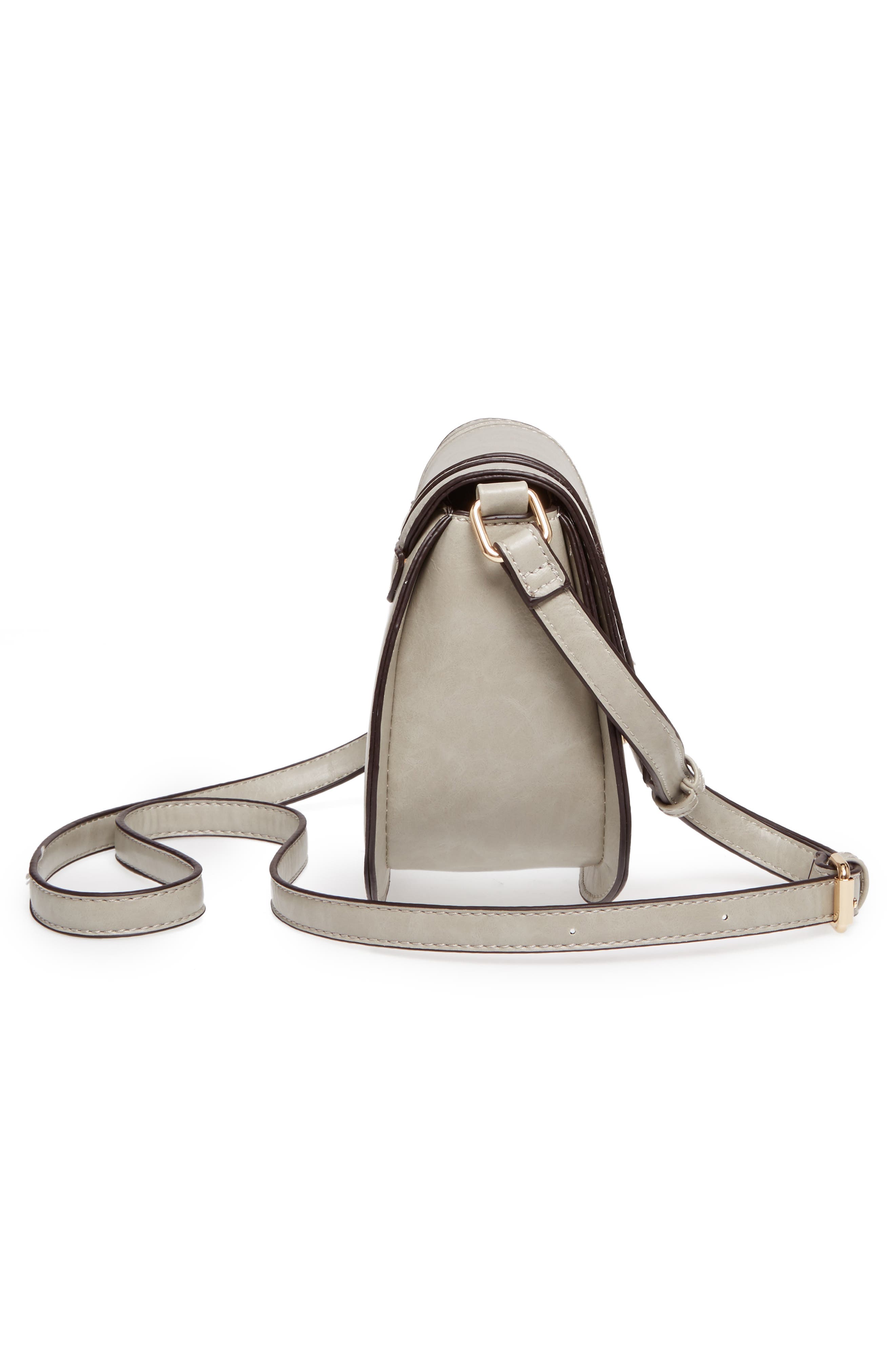 Sole Society Bryson Faux Leather Crossbody Bag, Alternate, color, 