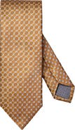 Eton Geometric Jacquard Silk Tie