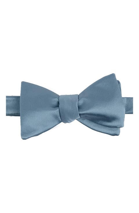 Solid Satin Bow Tie