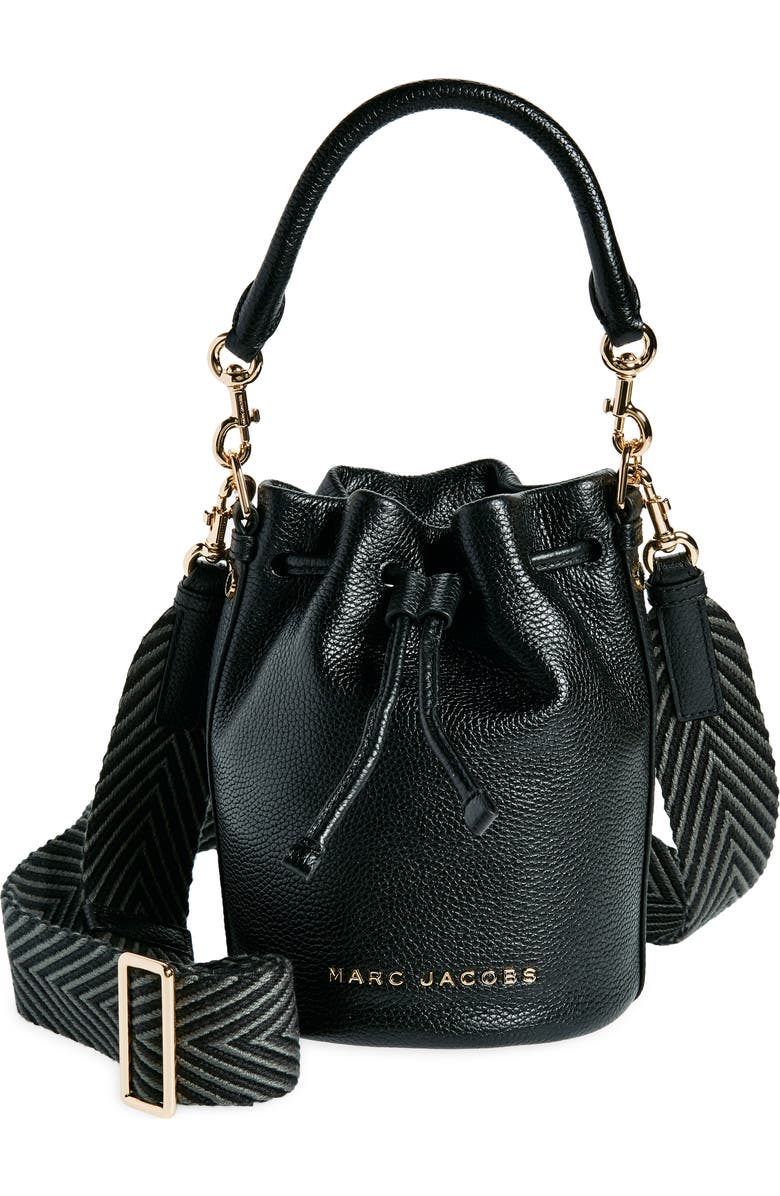 Marc Jacobs Leather Bucket Bag, Main, color,