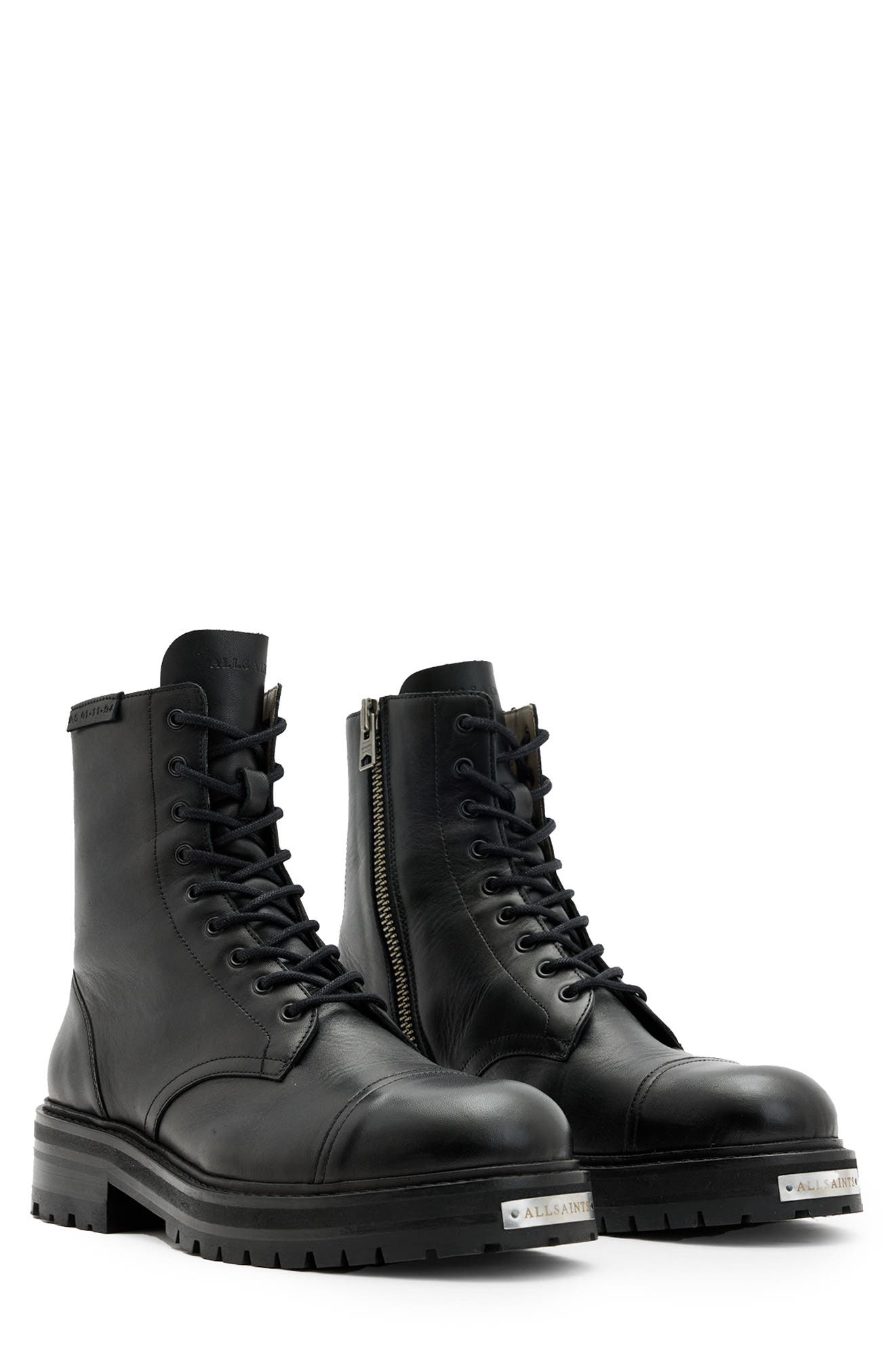 AllSaints Hank Lugged Zip Boot