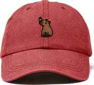 Dalix Capybara Embroidered Everyday Hat