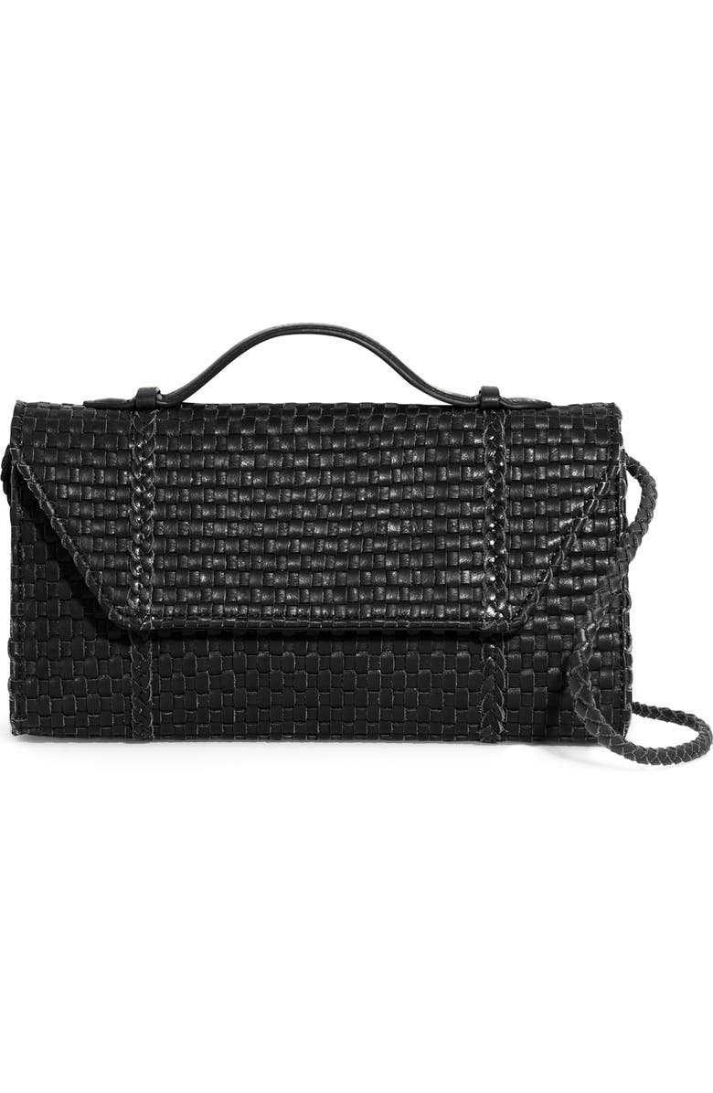 AIMEE Chelsea Woven Lether Convertible Clutch, Main, color,