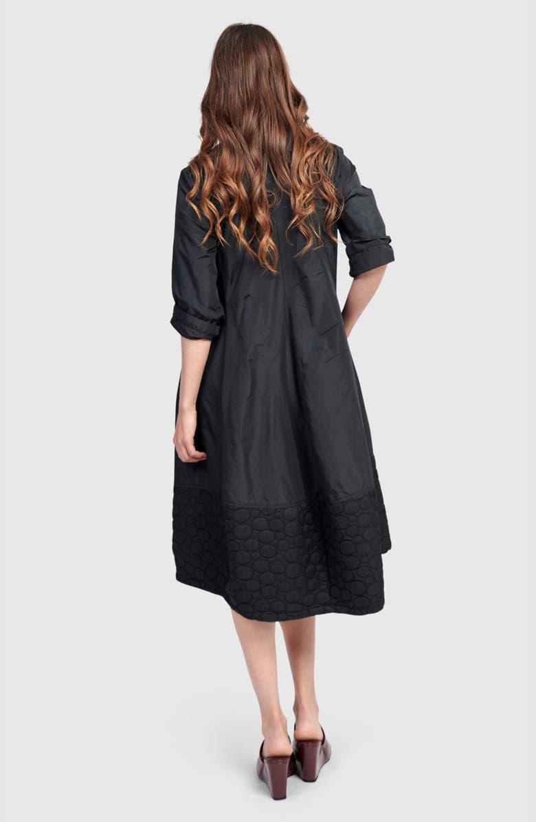 Alembika Christine Shirt Dress, Alternate, color, Black