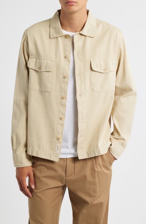 Organic Cotton Twill Shirt Jacket