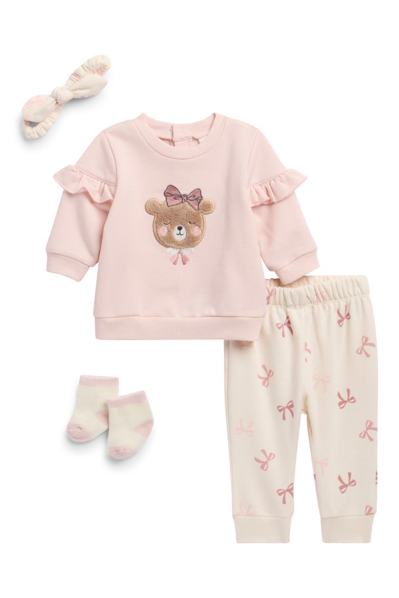 4-Piece Assorted Set, Main, color, LIGHT PINK BOWS