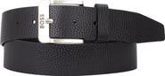 BOSS Jemio Pebbled Leather Belt