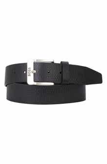 Jemio Pebbled Leather Belt