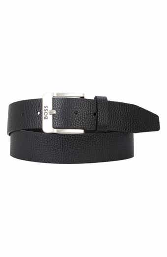 Jemio Pebbled Leather Belt