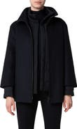 Akris punto 2-in-1 Felted Wool Blend Car Coat
