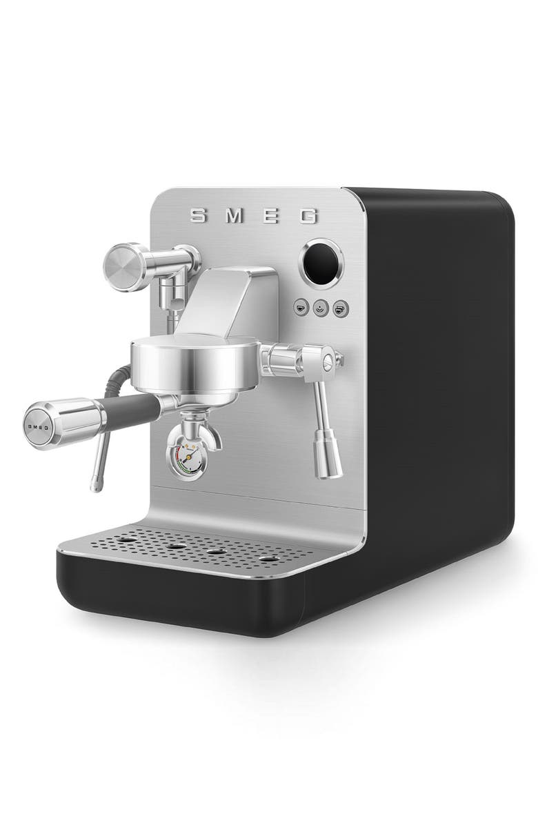 smeg Semi-Professional Espresso Coffee Machine, Alternate, color, Matte Black