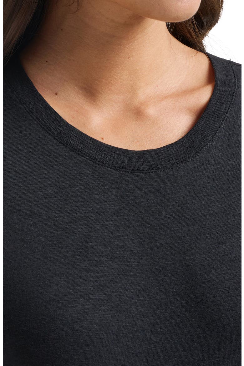 Cloud Crewneck T-Shirt, Alternate, color, BLACK