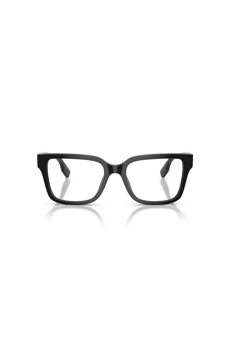 53mm Square optical glasses, Alternate, color, Black