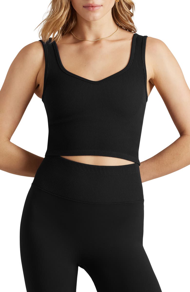 Rhone Embrace Seamless Rib Crop Top, Main, color,
