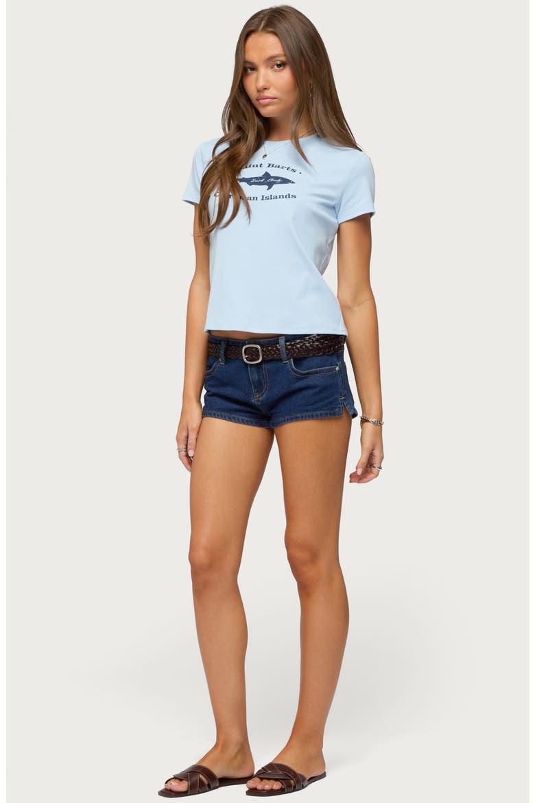 Surf Club Stretch Cotton Graphic T-Shirt, Alternate, color, BLUE