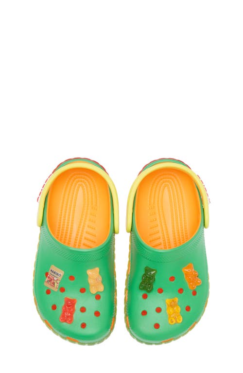 Crocs X Haribo Kids' Classic Clog In Green Multi