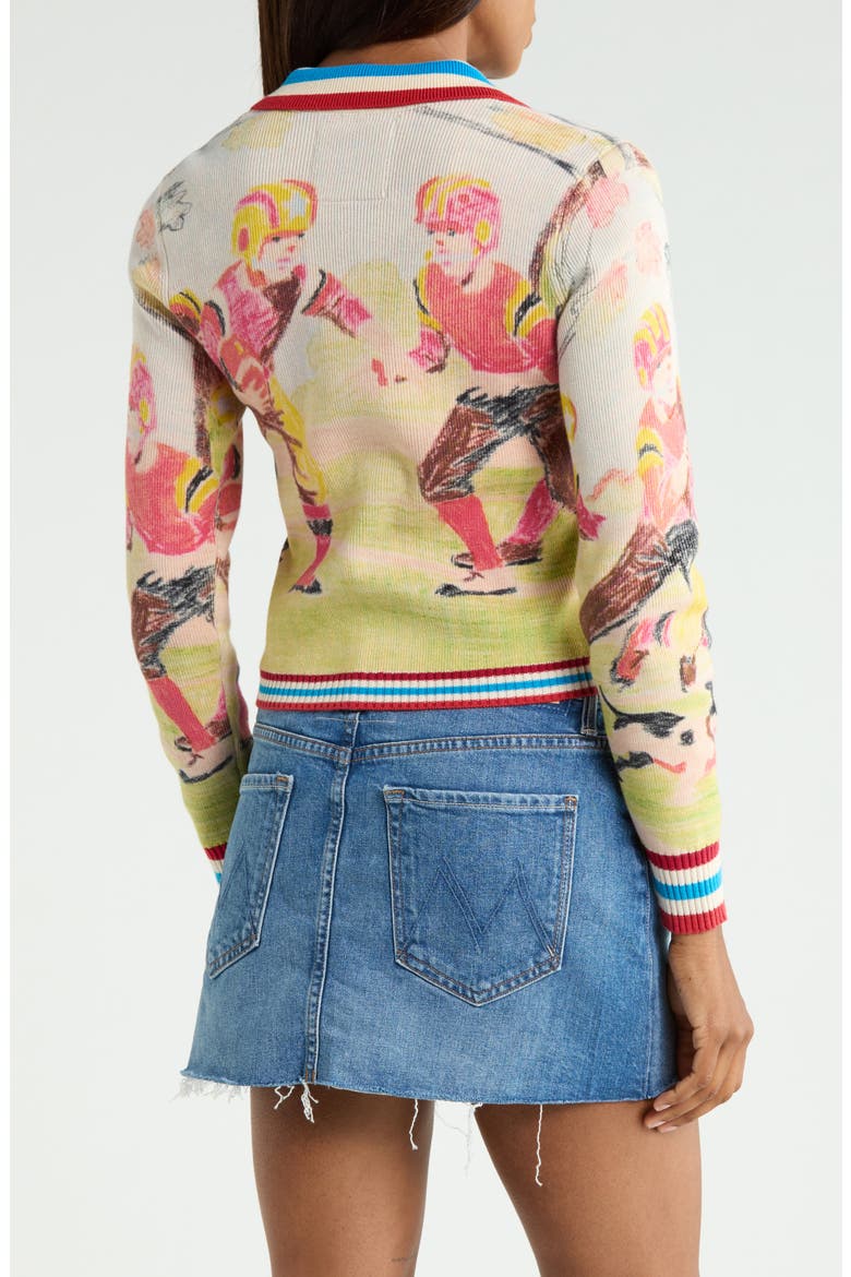 The Slim Raquette Cardigan, Alternate, color, SCRAMBLE