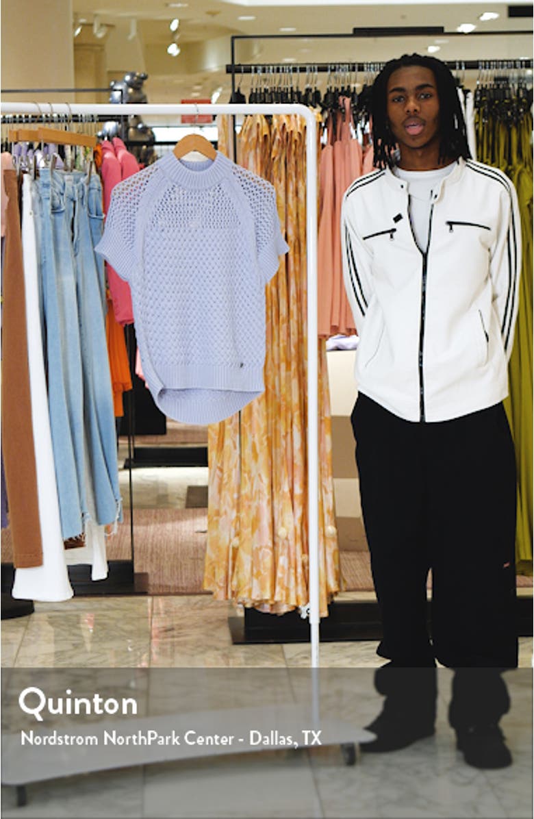 Stena Basket Stitch Cotton Blend Sweater, sales video thumbnail