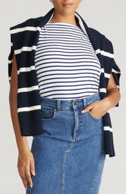 Universal Standard Noyack Breton Stripe Tank