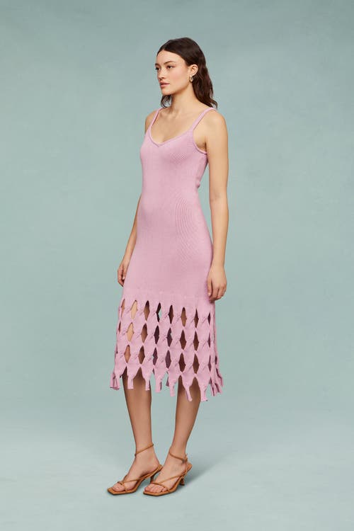 Amur Alex Cable Midi Knit Dress