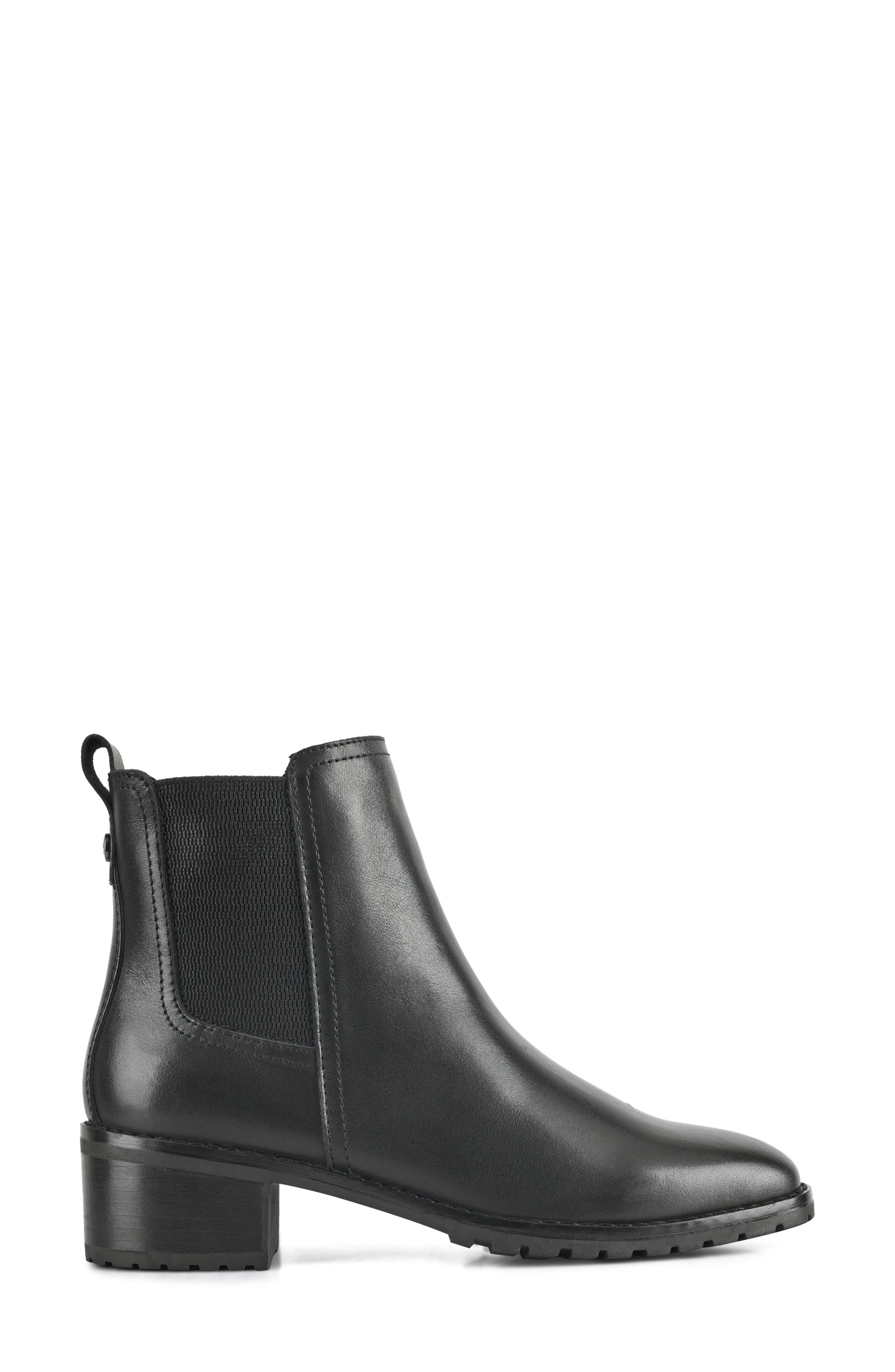 Easy Spirit Sefedra Side Zip Bootie, Alternate, color, Black