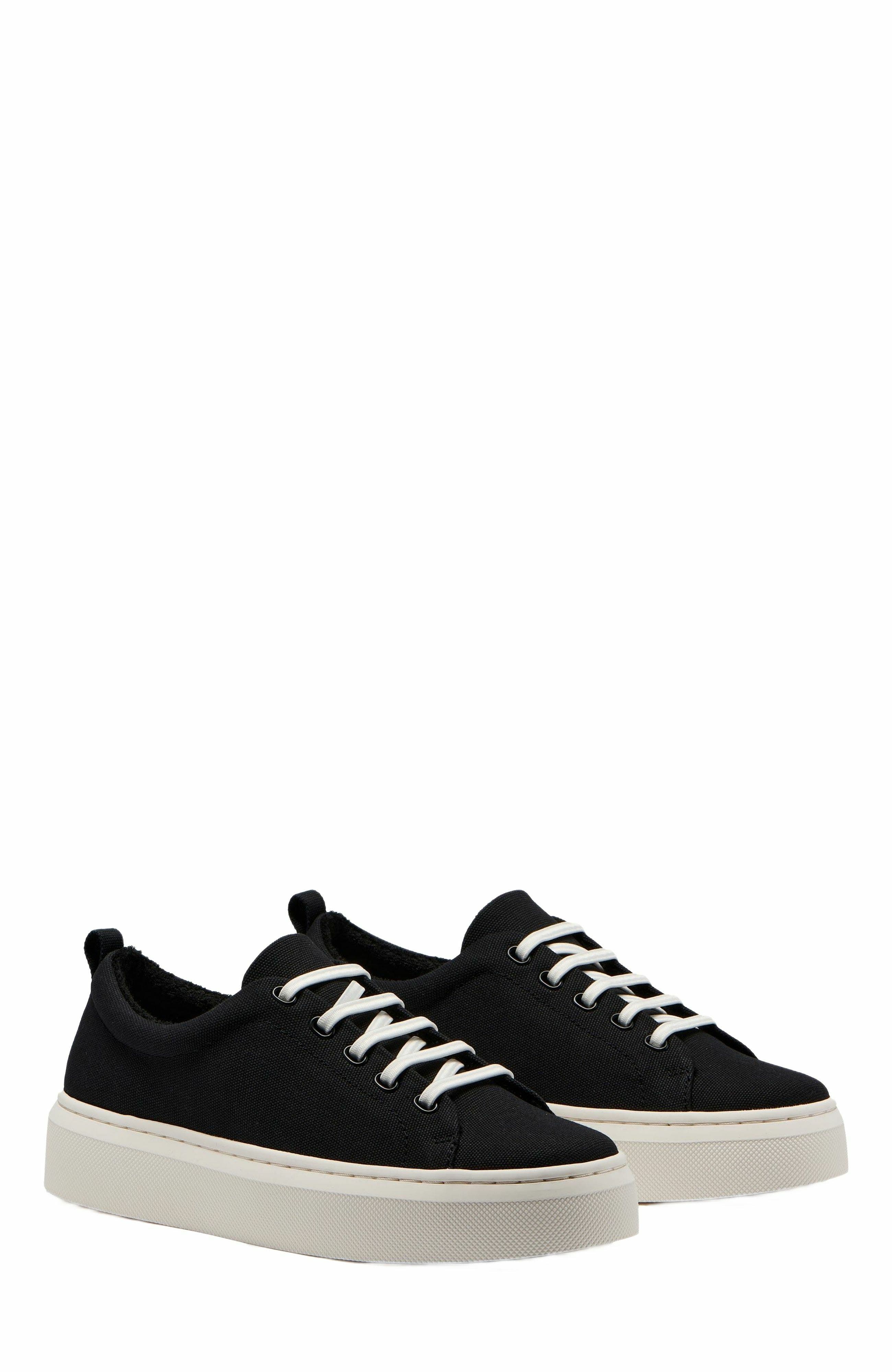 ABEO Jumpstreet Bungee Sneaker, Alternate, color, Black Canvas - Regular