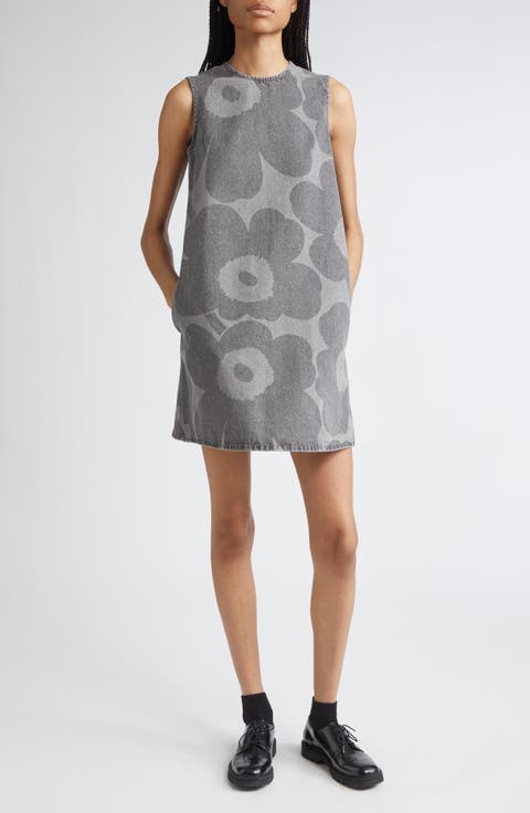 24AW■marimekko■Monoliitti Siluetti コットンシャツドレス Marimekko Fashion 🇫🇮 Siluetti collection