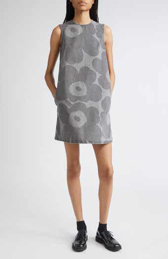 Marimekko Maridenim Somasti Unikko Denim Minidress