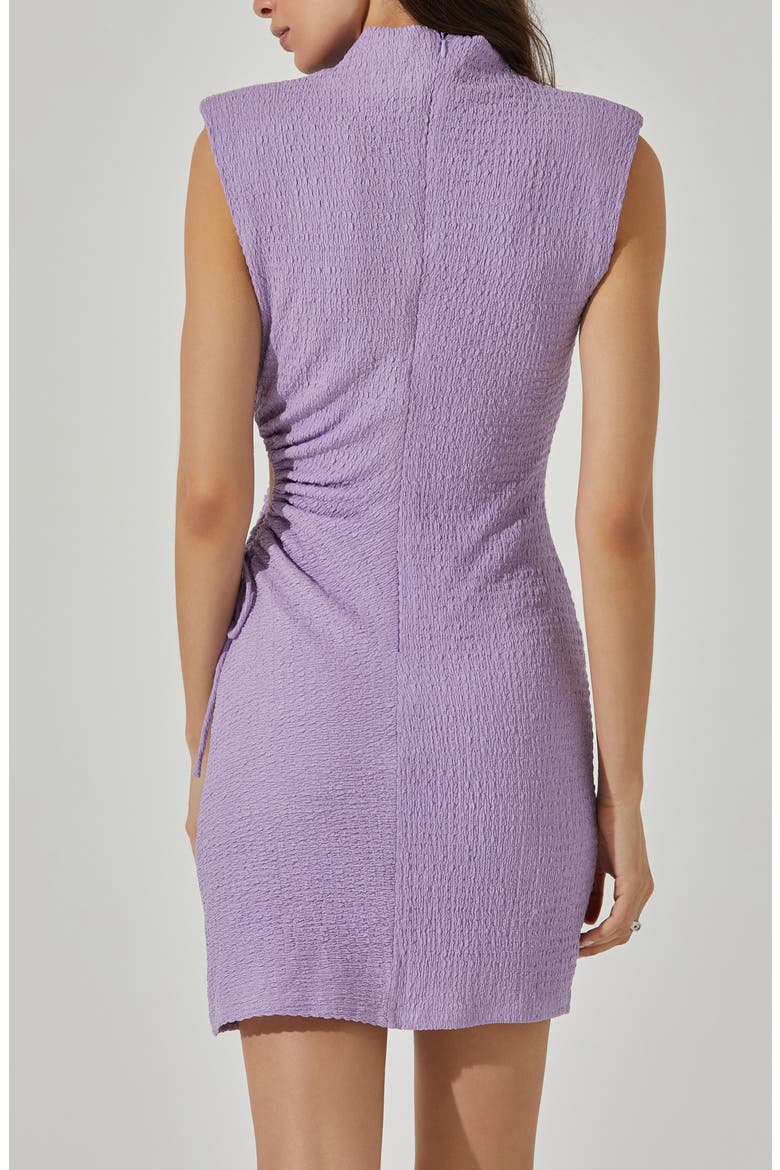 Side Ruched Cutout Detail Minidress, Alternate, color, LAVENDER