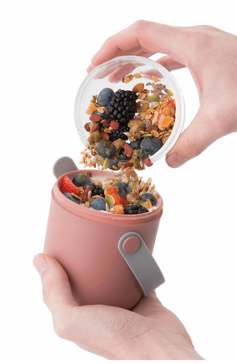 BergHOFF Leo Dual Lunch Pot - Pink, Alternate, color,