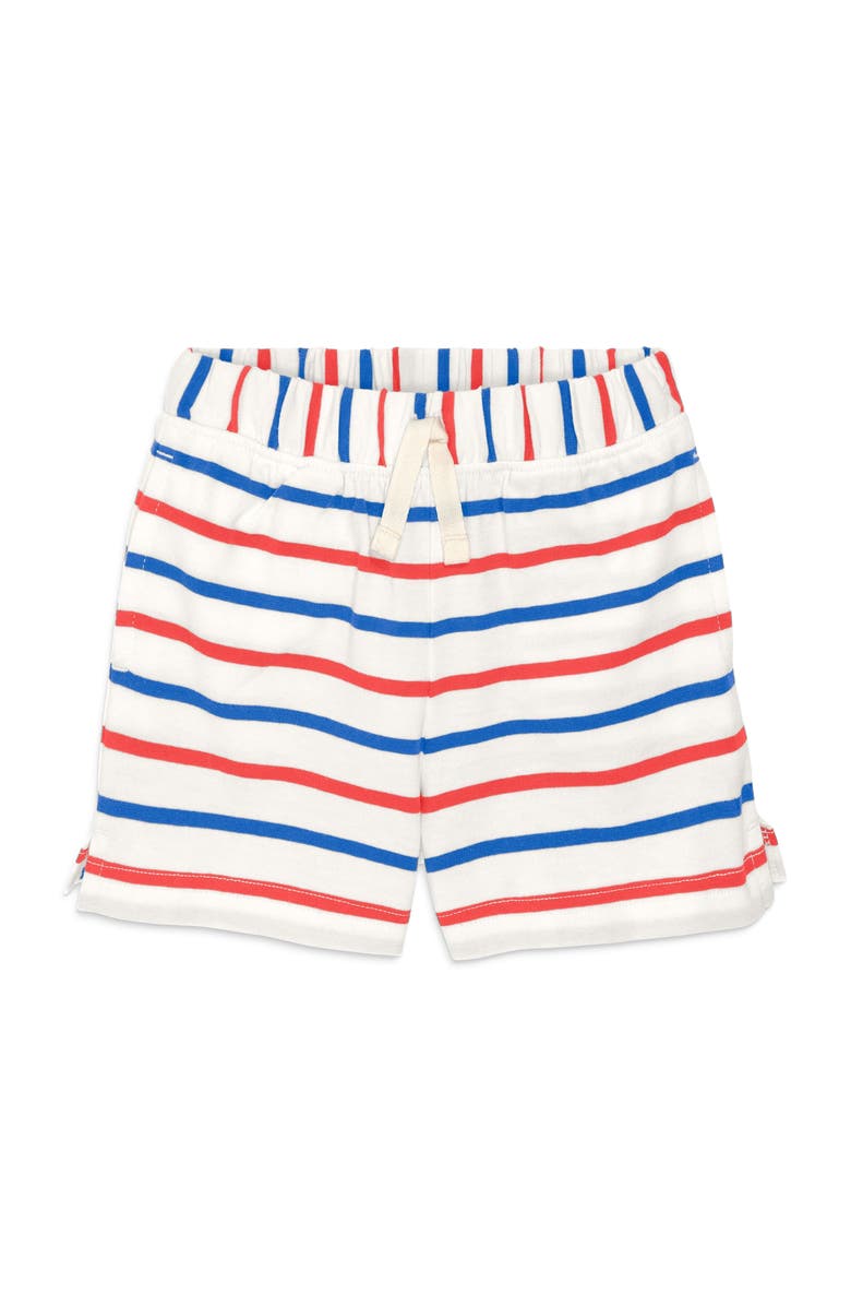 Primary Baby Play Short In Blueberry Stripe, Main, color, Blueberry Strawberry Stripe