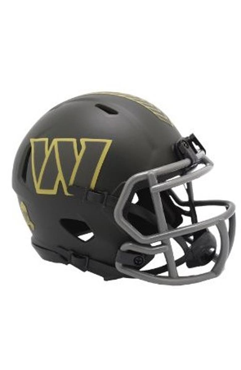 RIDDELL Washington Commanders 2025 Salute to Service Mini NFL Football Helmet, Main, color, Team Color