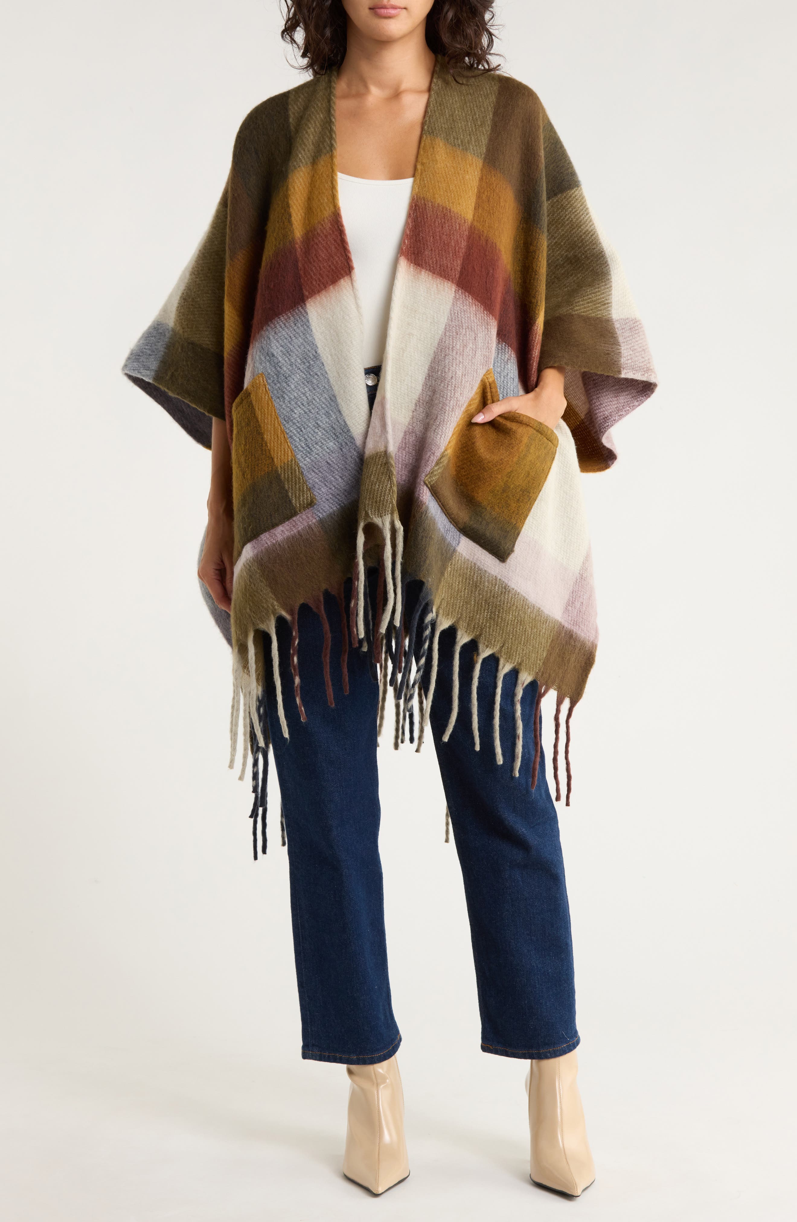 Melrose and Market Cozy Blanket Ruana