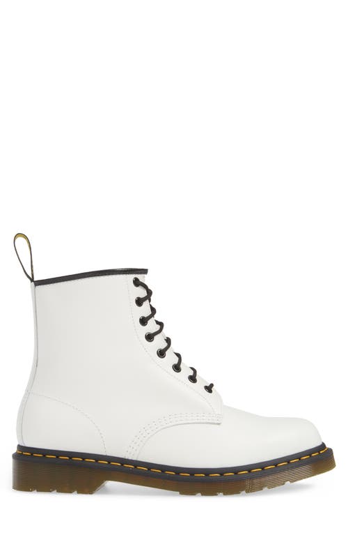 Dr. Martens' Dr. Martens 1460 Smooth Leather Lace Up Boot 'white'