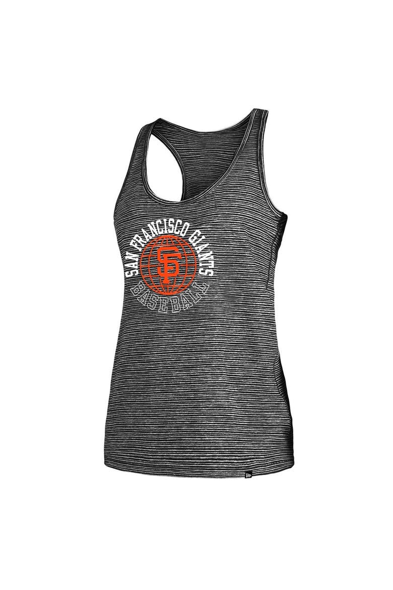 Women's New Era Black San Francisco Giants Active Racerback Tank Top, Alternate, color, Black