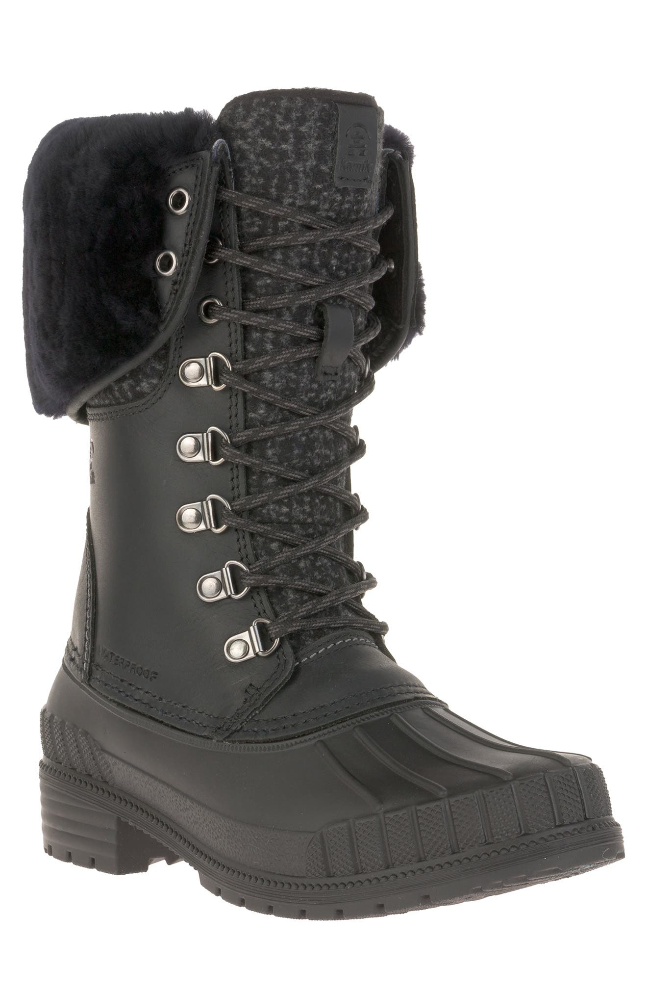 Kamik Sienna F 2 Genuine Shearling Trim Waterproof Boot