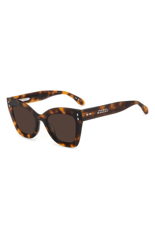 Isabel Marant 51mm Cat Eye Sunglasses In Brown