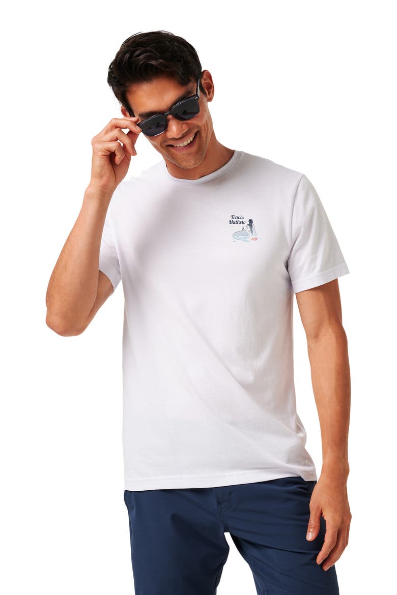 Cloudless Sky Graphic T-Shirt, Alternate, color, WHITE