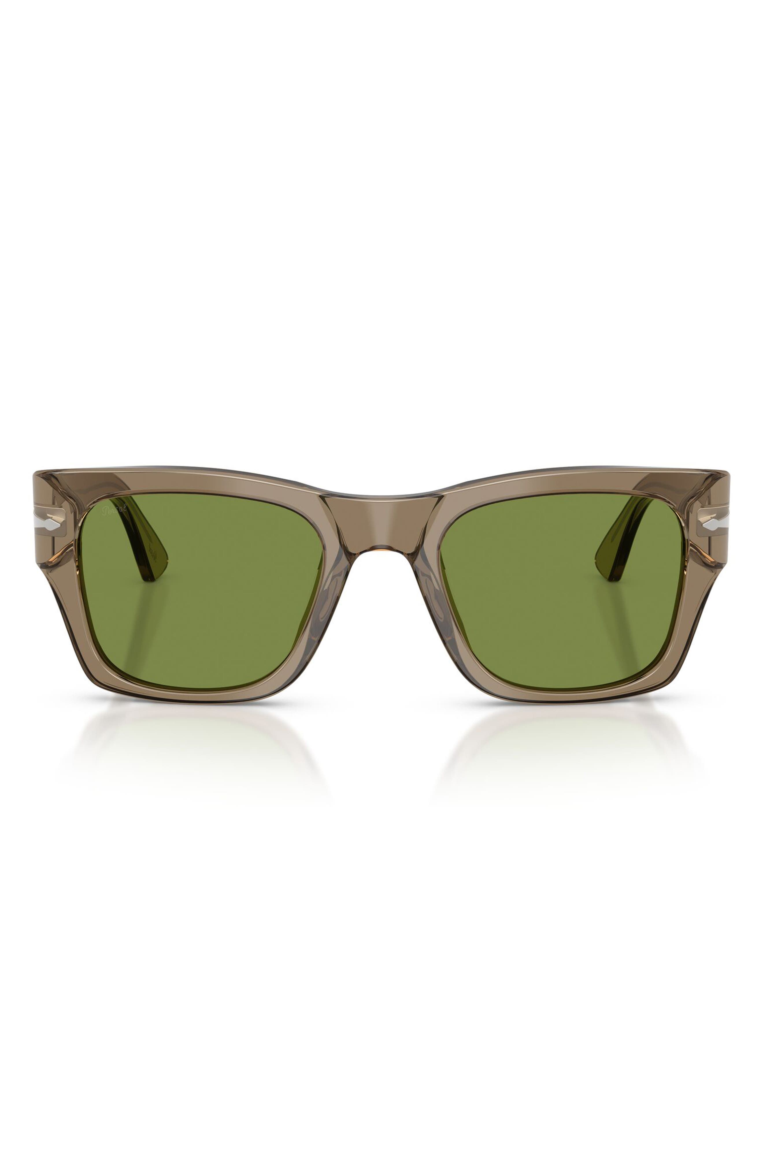 Persol 54mm Square Sunglasses In Green