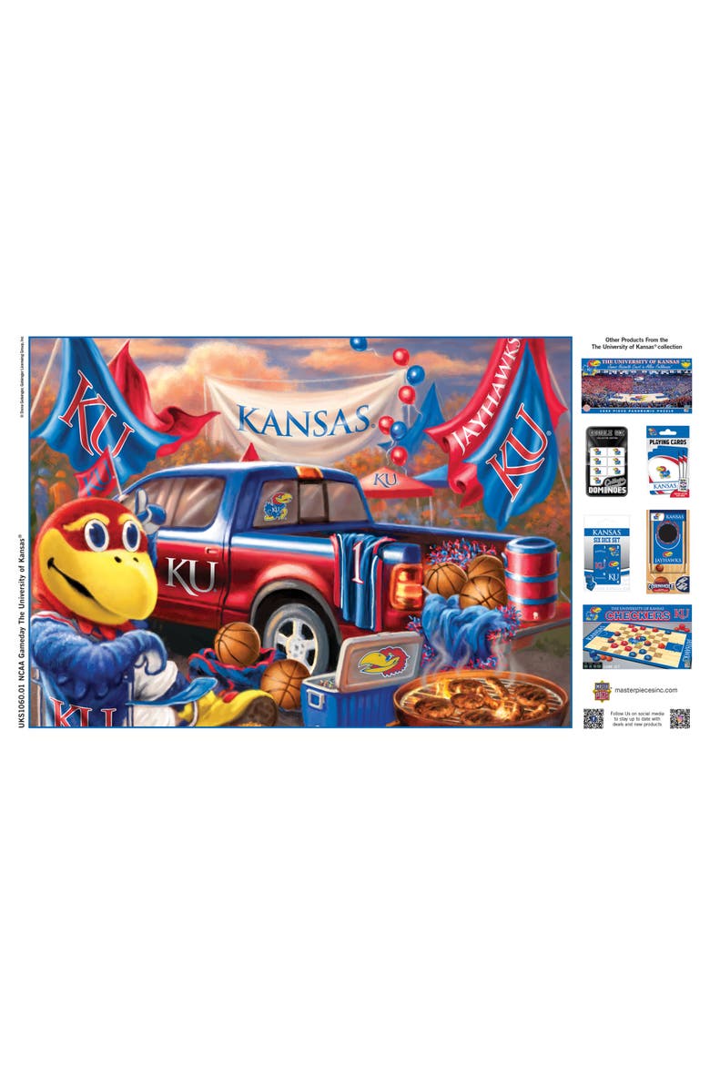 Kansas Jayhawks Gameday 1000pc Puzzle, Alternate, color, Multicolor