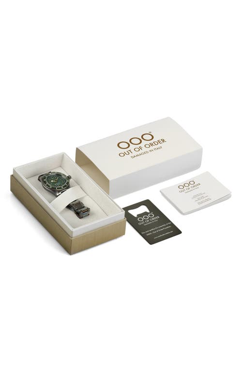 Out Of Order Casanova Bracelet Watch, 38mm In Green