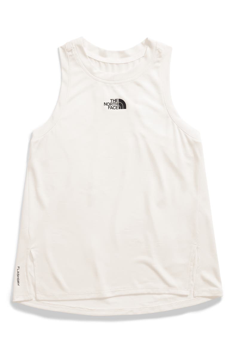 The North Face Kids' Never Stop Performance Tank, Main, color, White Dune
