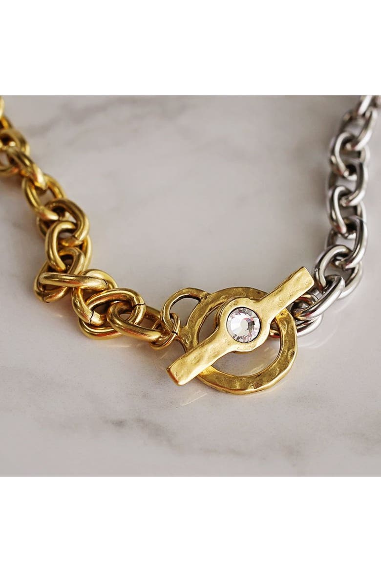Blair Necklace, Alternate, color, Gold / Silver