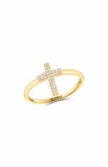 EFFY Diamond Cross Ring