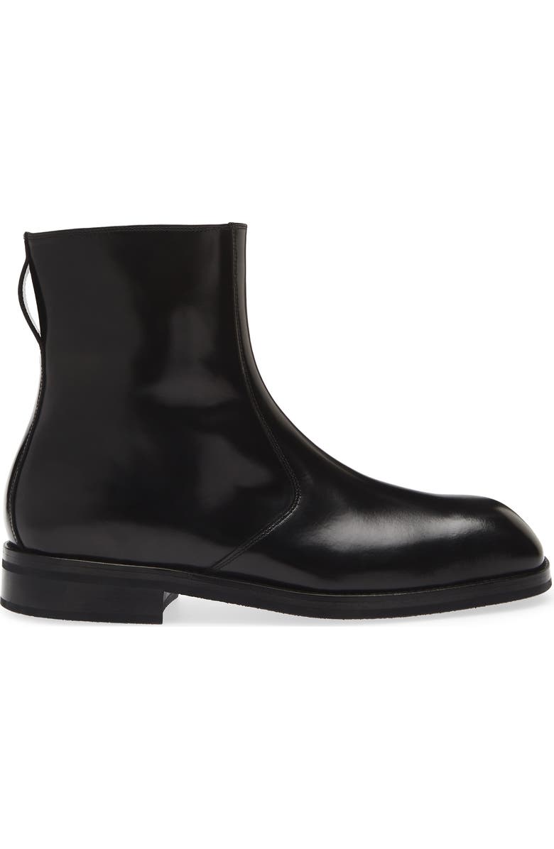 Lemaire Zipped Ankle Boot, Alternate, color, Black