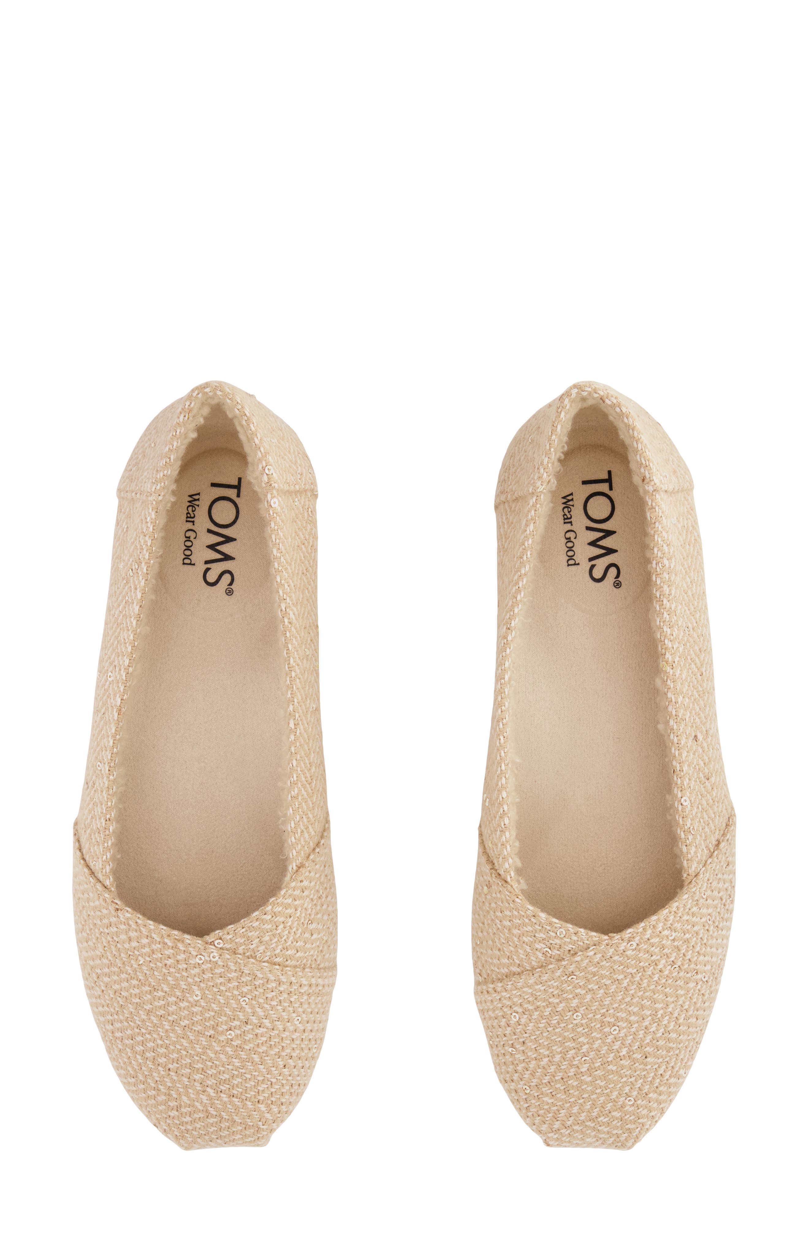 Alpargata Ballet Flat, Alternate, color, BEIGE