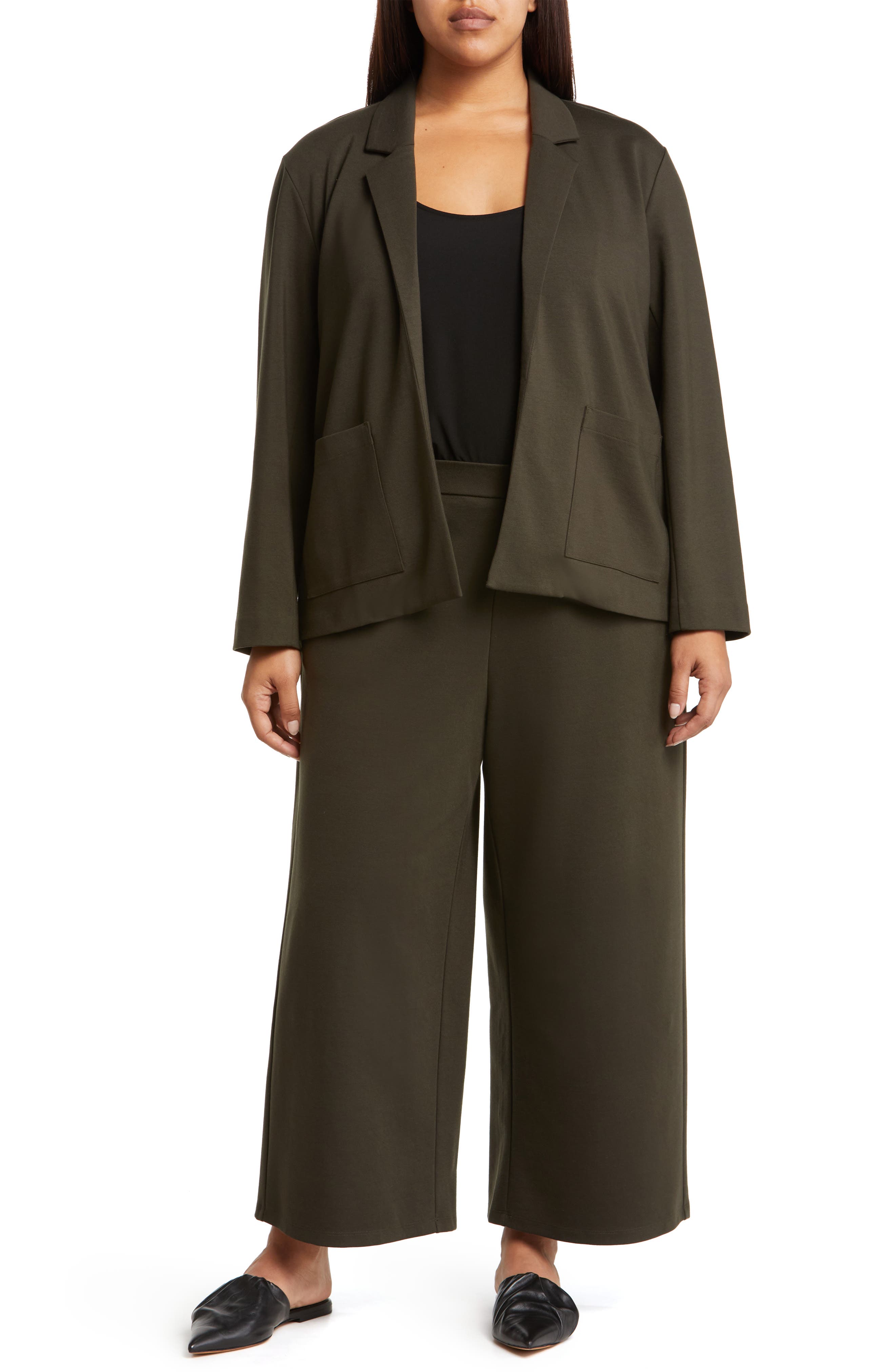 Eileen Fisher Open Front Blazer