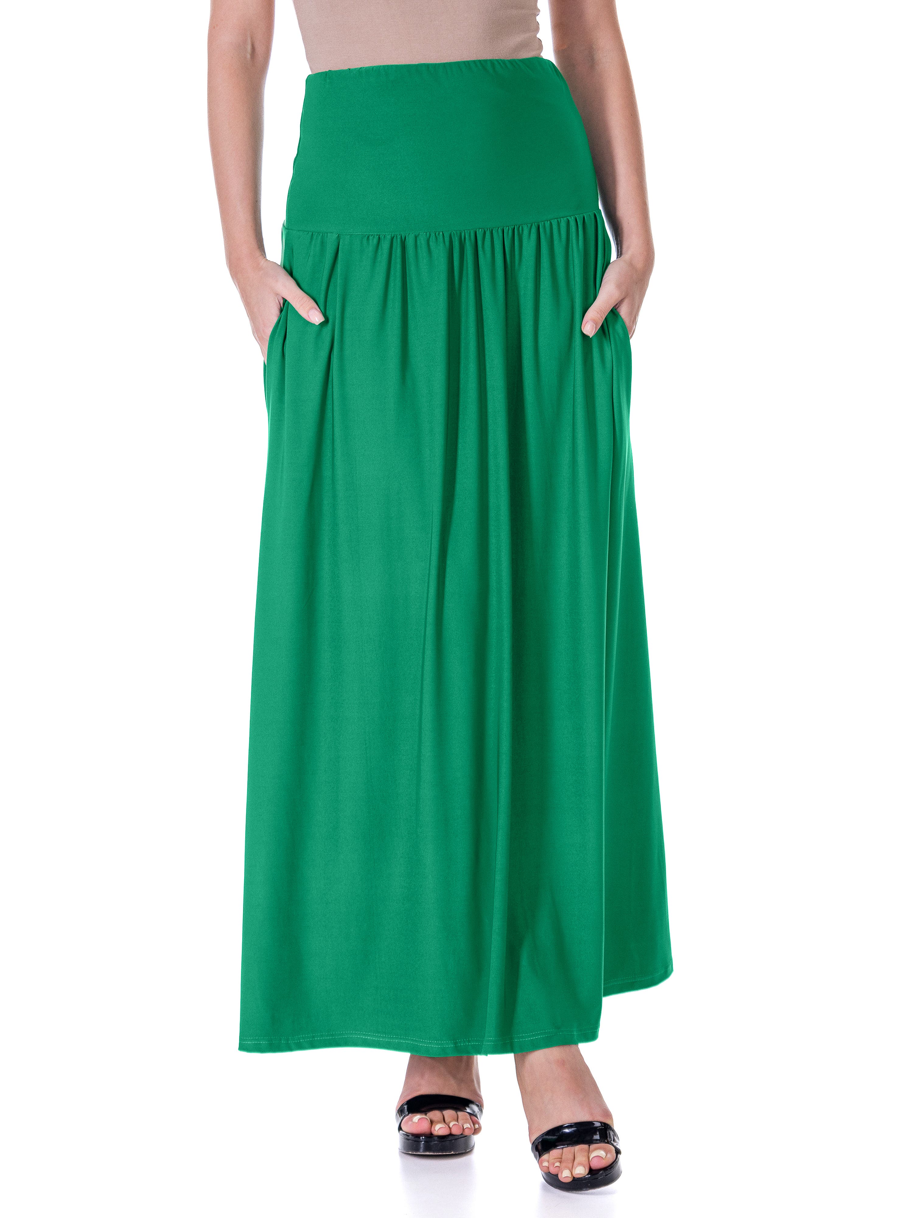 Foldover Maxi Skirt With Pockets - image 5