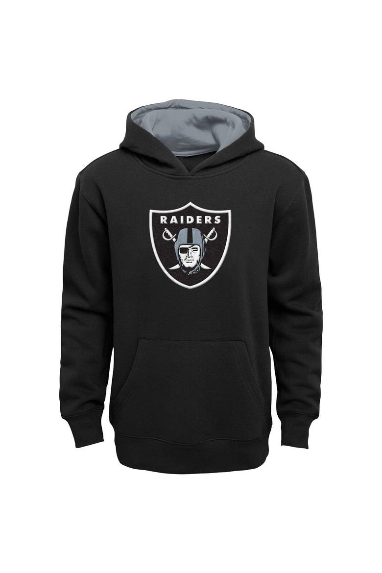 Preschool Black Las Vegas Raiders Prime Pullover Hoodie, Main, color, Black