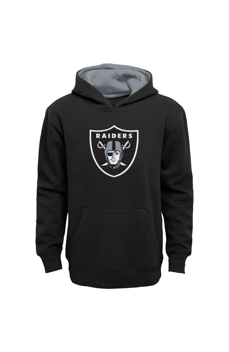 Outerstuff Preschool Black Las Vegas Raiders Prime Pullover Hoodie, Main, color, Black